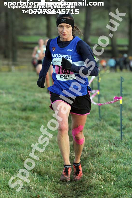 Senior womens cross country, 2019 North Eastern Cross Country Champs., Alnwick, Northumberland.  Photo: David T. Hewitson/Sports for All Pics